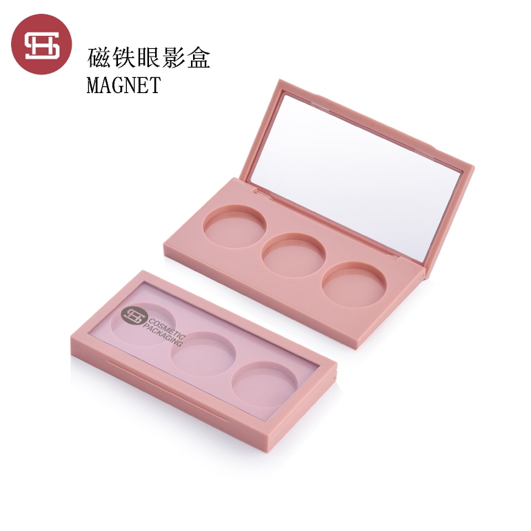 Good Quality Magnet Lipstick -
 9809# Hot sale  3 color suqare magnetic eyeshadow case new label – Huasheng