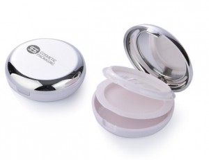 9822# round shape 2 Layers empty compact powder case packaging