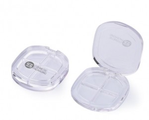 Factory wholesale Square Eyeshadow Case -
 OEM 4 color square empty new label eye shadow palette case container – Huasheng