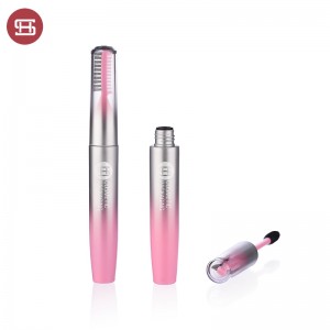 Luxury mascara container double head empty plastic mascara tube 9827C#