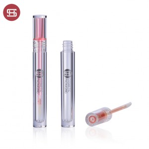 9837# Custom All Clear Round Lip Gloss Containers Tubes