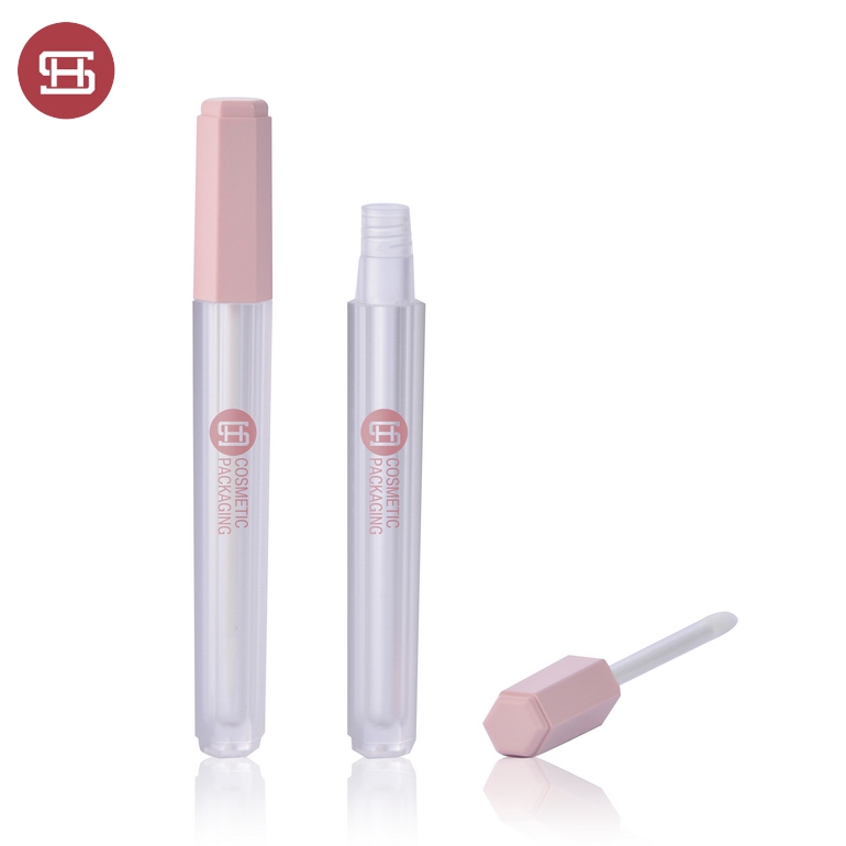 New Arrival China Cosmetic Lip Gloss Tube -
 9838#F Fancy Pink Hexagon Shape Slim Long 4ml Empty Lipgloss Tube Container – Huasheng