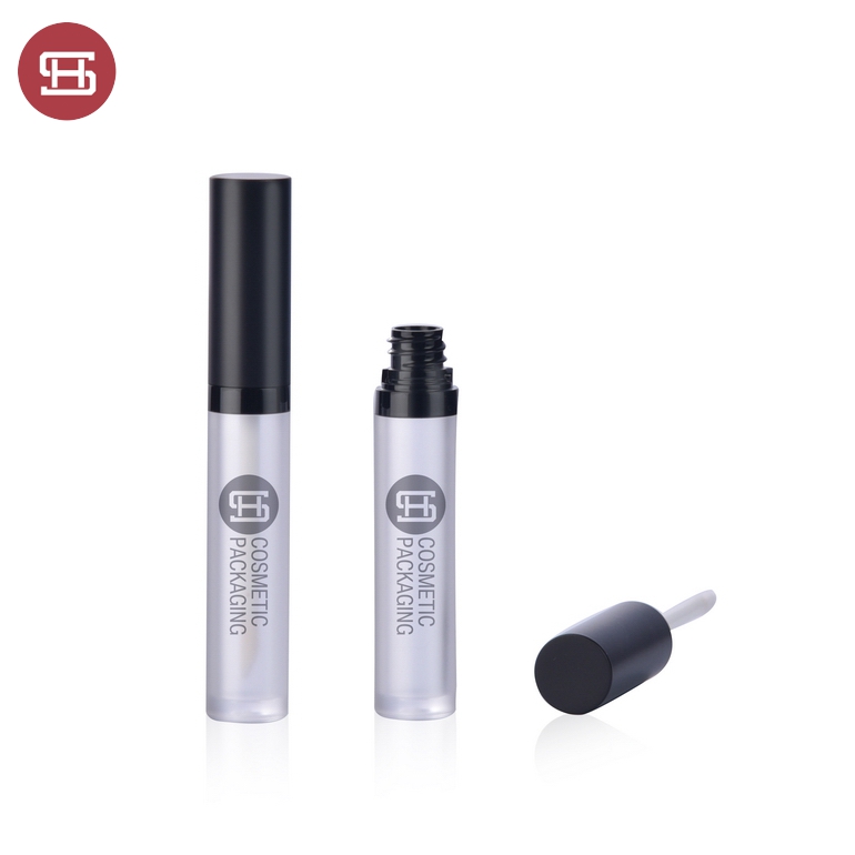 9848# Customized Black Empty Plastic Round Lip Gloss Tube Featured Image