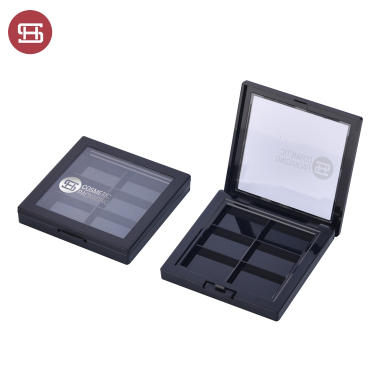 Trending Products Single Empty Eyeshadow Case -
 9859#Wholesale Empty Black 6 Colors Square Eyeshadow Case – Huasheng