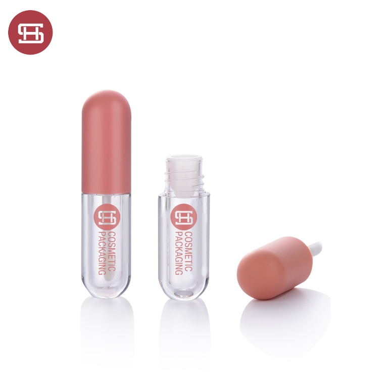 Massive Selection for Pretty Lip Gloss Packaging -
 9877# Hot sale products cheap empty pill shape  pink color lipgloss bottle container packaging – Huasheng