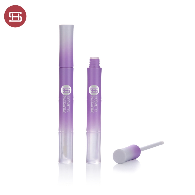OEM/ODM Supplier Luxury Oem Empty Lip Gloss Squeeze Tubes -
 9884# Hot sale products cheap empty round  violet color lipgloss tube container packaging – Huasheng