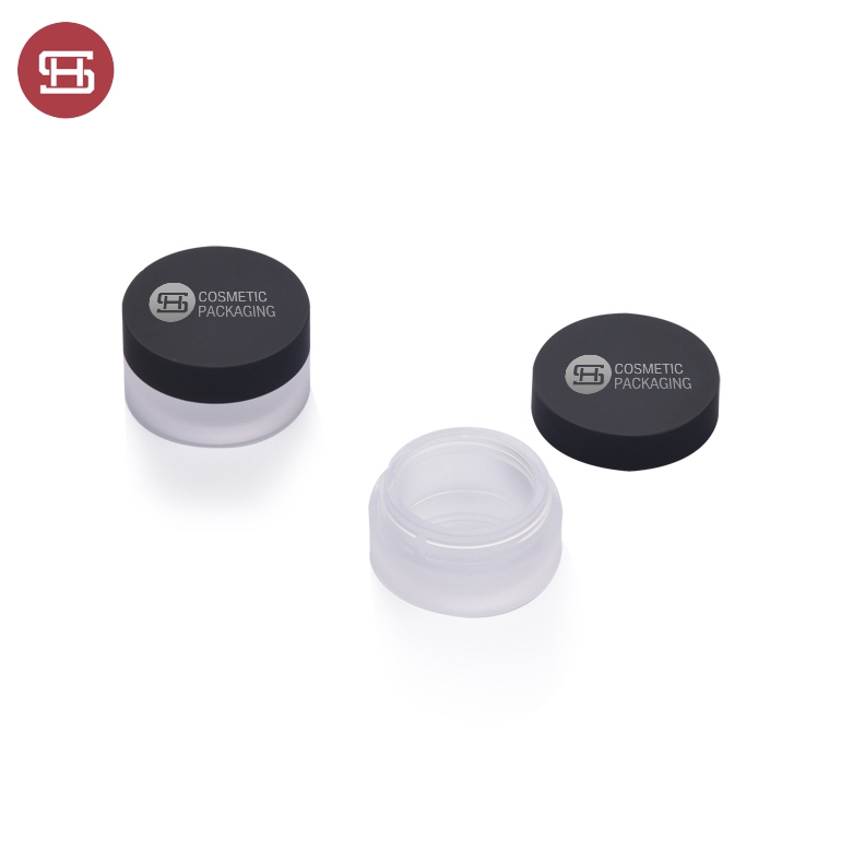 factory low price 100 Gram Round Jar -
 #9888 OEM round black color empty cosemtc jar  – Huasheng