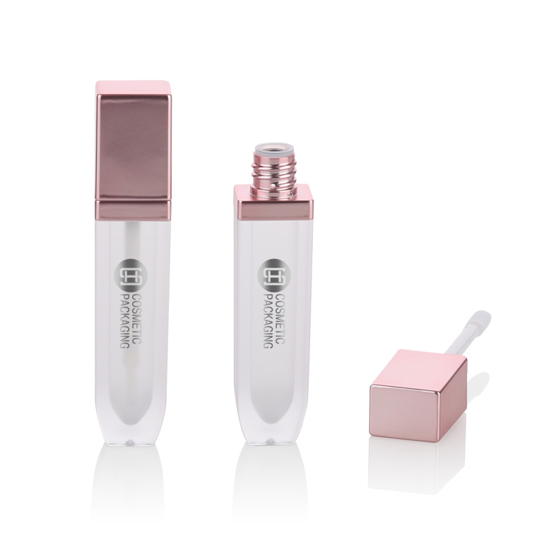 9505# OEM wholesale hot sale cosmetic makeup pink luxury custom private label empty lipgloss tube container packaging