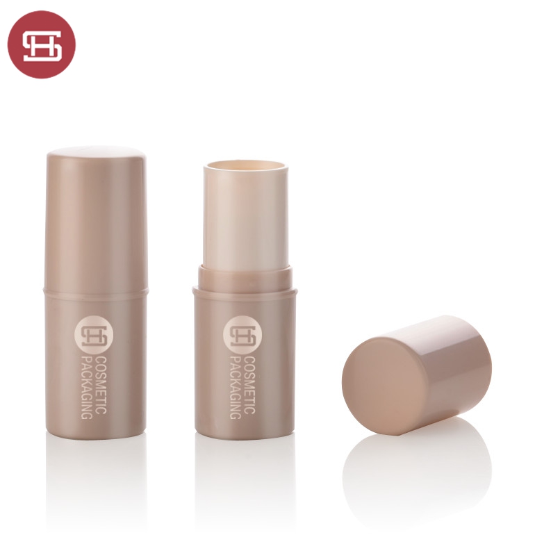 Wholesale Round Foundation Stick -
 Custom wholesale cheap cosmetic makeup facial black plastic empty round foundation stick container – Huasheng
