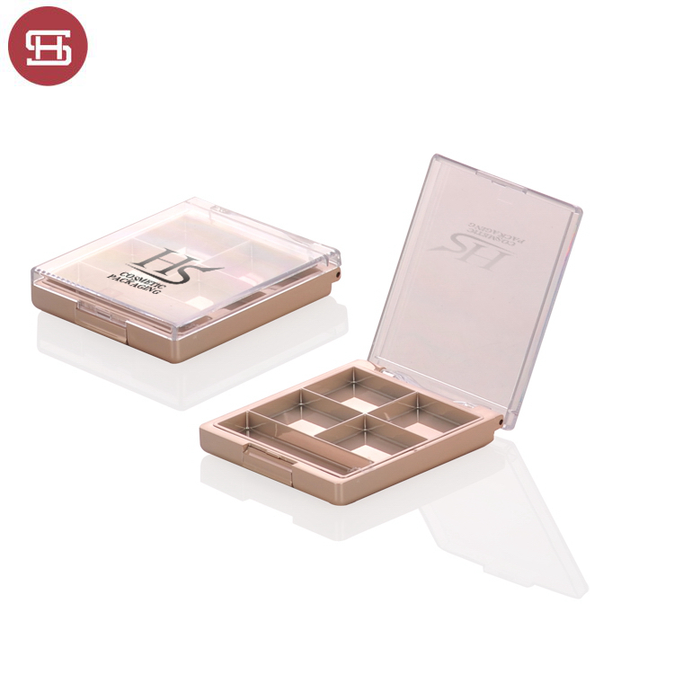 2019 China New Design High Pigment 35 Color Custom Empty Eyeshadow Palette -
 New products hot sale makeup cosmetic black clear empty custom square eyeshadow case packaging palette – Huasheng