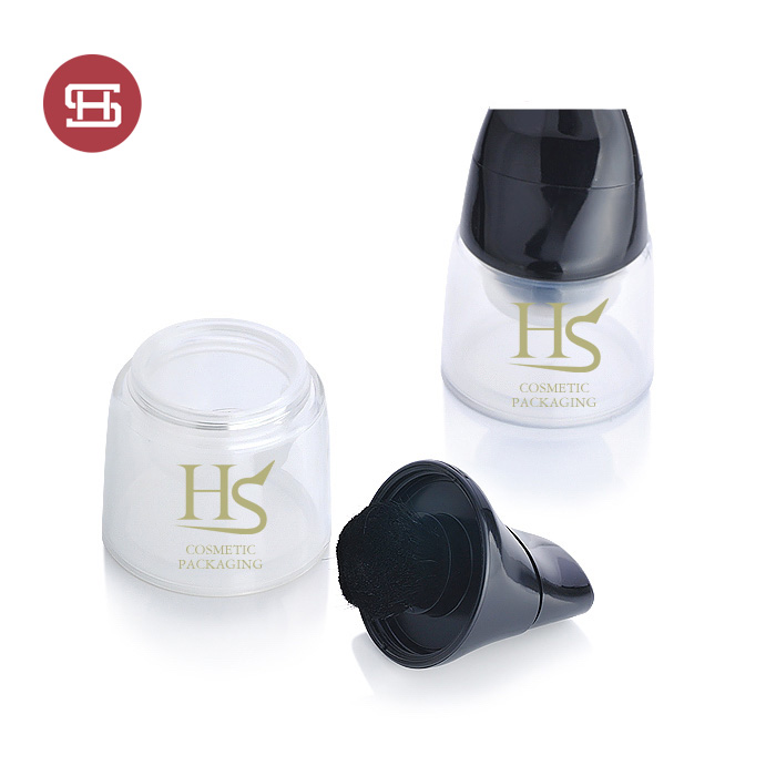 2019 China New Design Black/White/Gold/Silver Round Empty Cosmetic Packaging -
 OEM irregularity cap with brush 7g 8g loose powder/compact case/jar/container/bottle – Huasheng