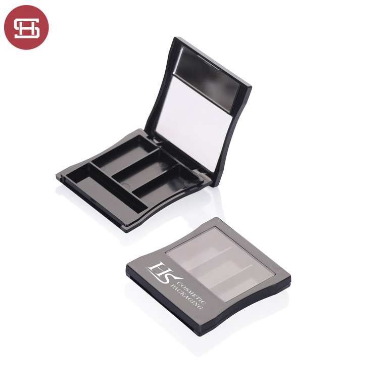 Best Price for Square Eyeshadow Palette -
 New products hot sale makeup cosmetic liquid black clear empty custom private label wholesale empty eyeshadow palette packaging – Huasheng