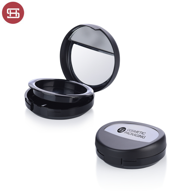 Factory Cheap Hot Pressed Powder Compact Case -
 Wholesale OEM hot sale makeup cosmetic custom pressed  plastic round empty compact powder cases container packaging with mirror – Huasheng