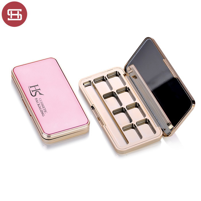 2019 China New Design High Pigment 35 Color Custom Empty Eyeshadow Palette -
 New products hot sale makeup cosmetic liquid black clear empty custom private label eyeshadow case packaging palette &#...