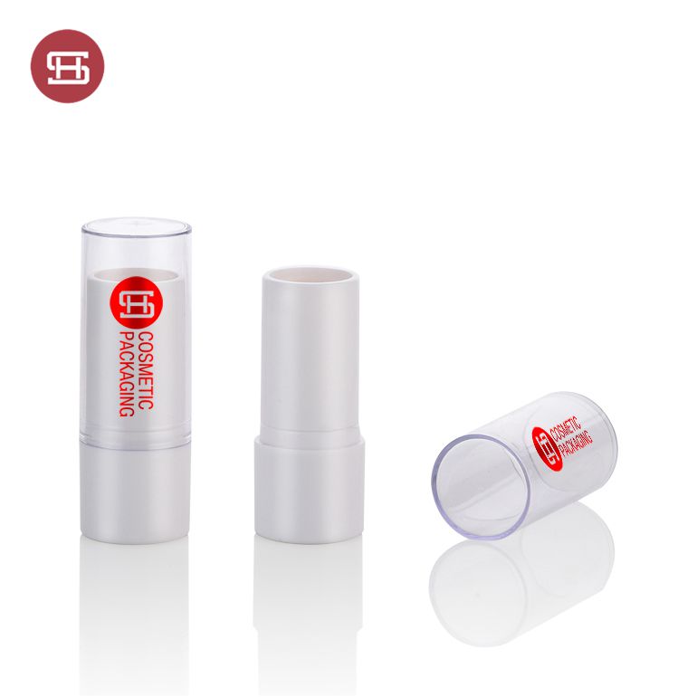 OEM Wholesale empty white color plastic round foundation/concealer tube/bottle