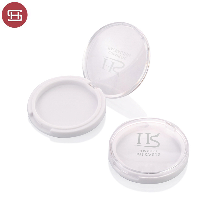 2019 China New Design Face Powder Compact – 8859# OEM wholesale  transparent round waterproof makeup black clear empty compact powder case packaging – Huasheng