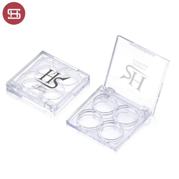 Rapid Delivery for Shiny Eyeshadow Case With Mirror -
 New products hot sale makeup cosmetic 4 black clear empty custom eyeshadow case packaging palette – Huasheng