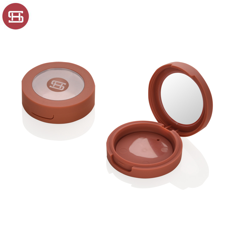 OEM/ODM Supplier Best Eyeshadow Palette -
 Wholesale OEM hot sale makeup cosmetic custom pressed  plastic round empty compact powder cases packaging with window – Huasheng