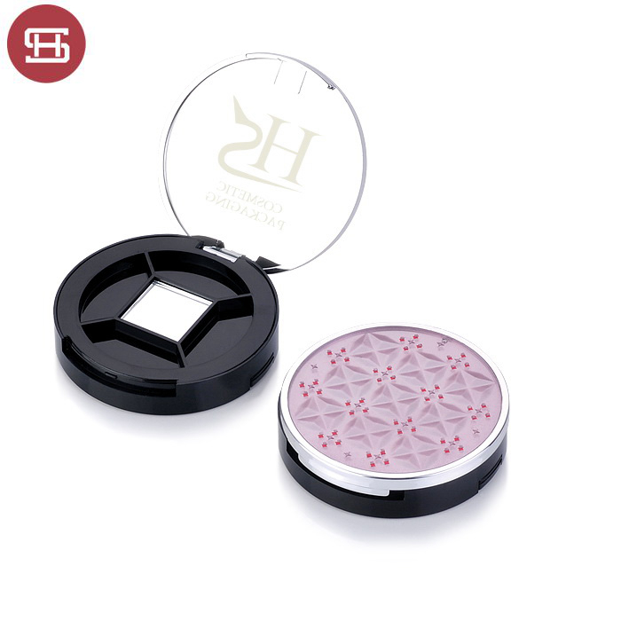 Massive Selection for Eyeshadow Private Label Cosmetics -
 New products hot sale makeup cosmetic unique pink round clear empty custom private label eyeshadow case packaging palette – Huasheng
