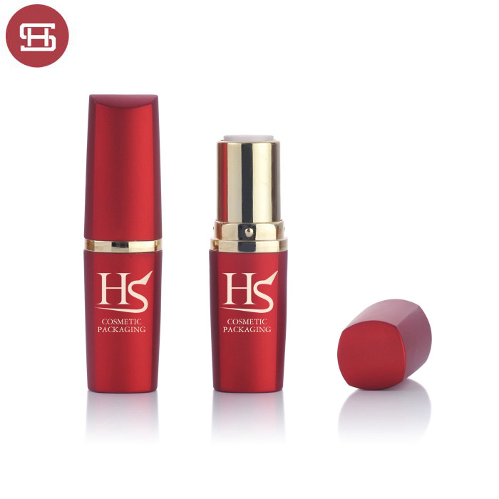 New Fashion Design for Plastic Lipstick Container - Hot sale red cosmetic wholesale  empty plastic lipstick tube container – Huasheng