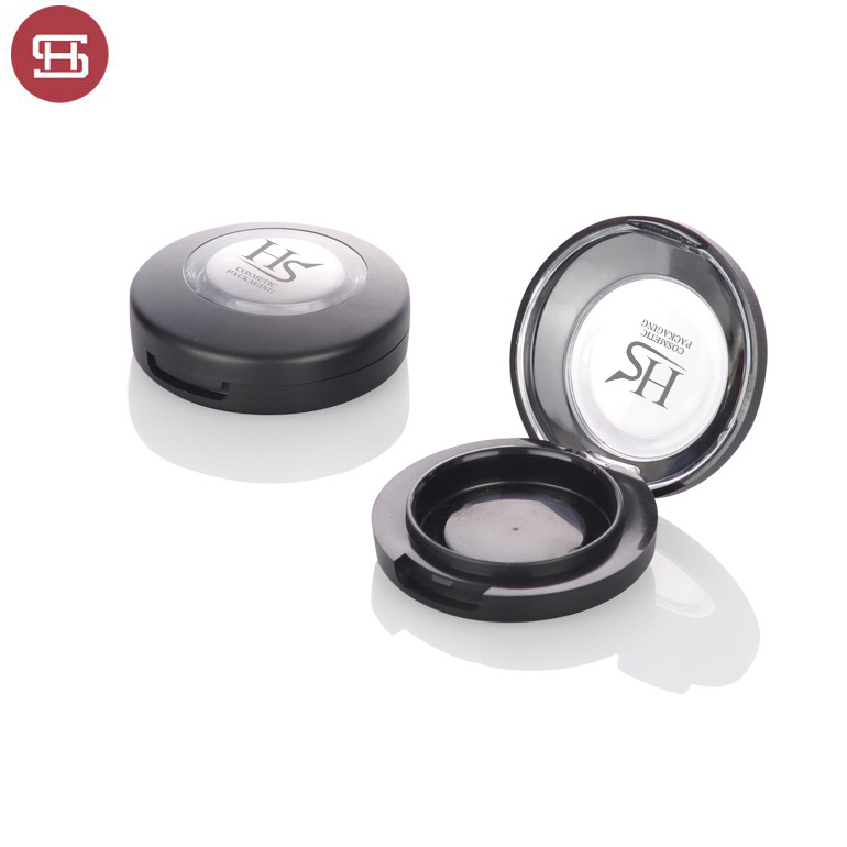 Manufacturer for Empty Bb Cushion Compact Powder Case -
 Wholesale hot sale products black cosmetic plastic round empty pressed compact powder case container with window – Huasheng