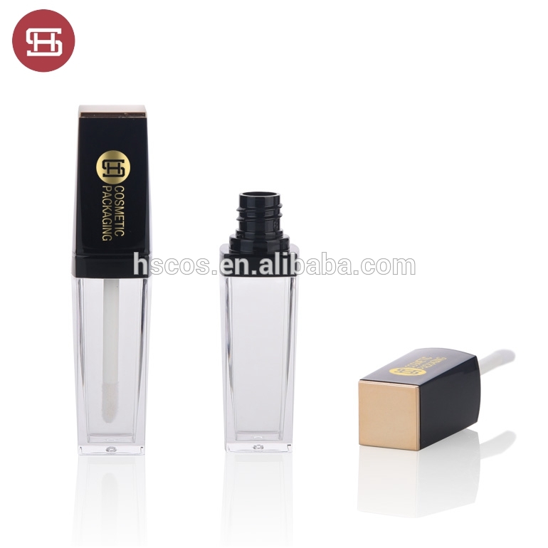 9498# New arrival luxury empty liquid lipstick bottle cosmetic with brush