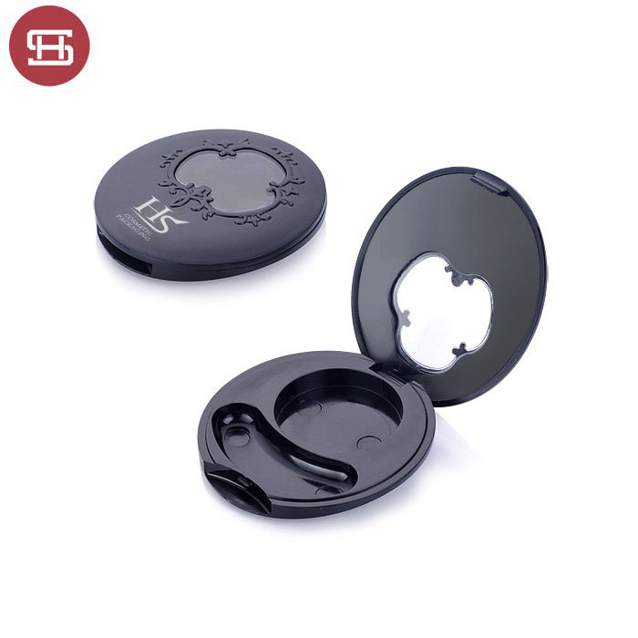 Factory wholesale Empty Eyeshadow Compact Case -
 Wholesale OEM hot sale makeup cosmetic custom pressed  plastic round blusher empty compact powder cases  packaging – Huasheng