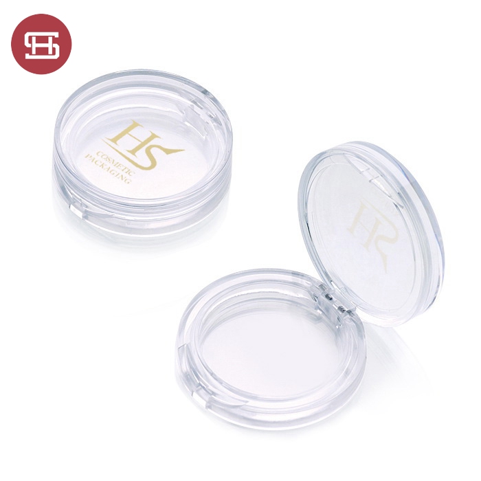 hot selling cosmetic transparent compact blush packaging