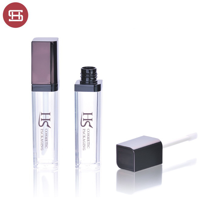 Wholesale Natural Lip Gloss Private Label -
 wholesale cosmetic empty clear plastic lipgloss container tube – Huasheng