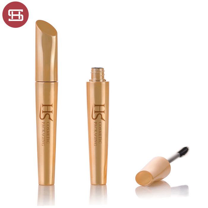 Hot sale new products custom cheap  plastic gold black cosmetic packing private label empty mascara tube