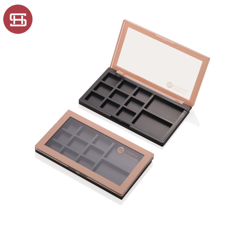 Professional Design Metal Case Eyeshadow Palette -
 Hot sale multifunction cosmetic makeup color empty cosmetic blusher eyeshadow container  case palette – Huasheng