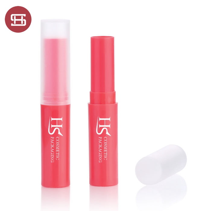 Hot selling cheap empty plastic 12.1mm lipbalm packaging container