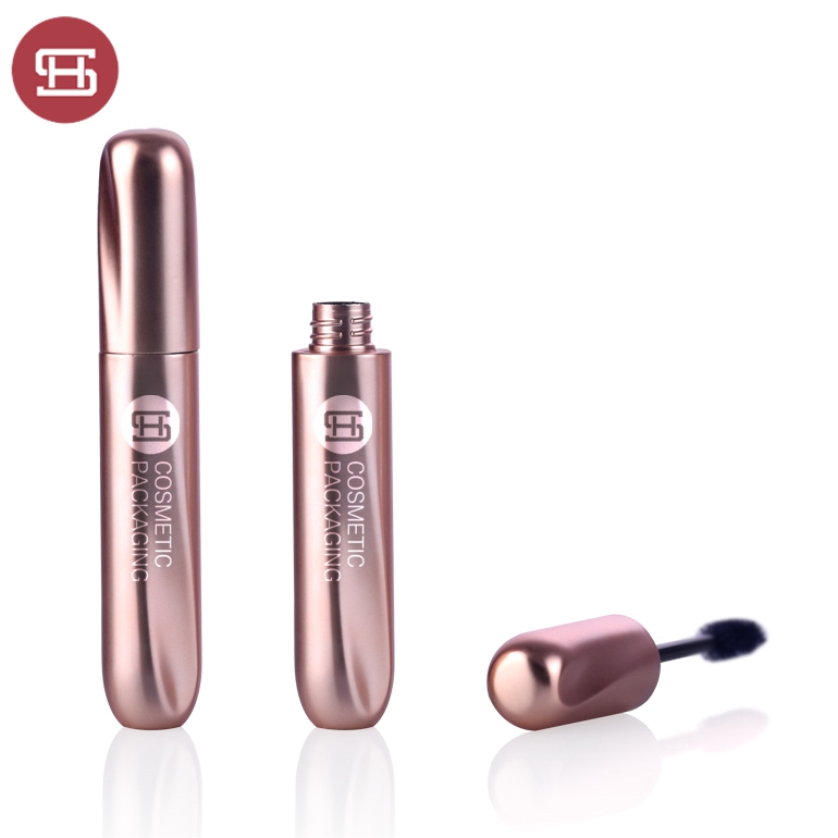 Manufacturing Companies for Plastic Mascara Tube -
 Wholesale empty  eyelash 3D 4D fiber plastic custom luxury matte gold mascara tube with brush – Huasheng