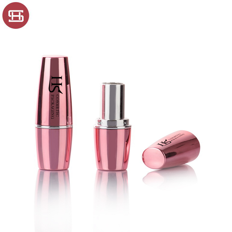 New style hot sale custom sinny metallic cute pink mini empty lipstick tube container