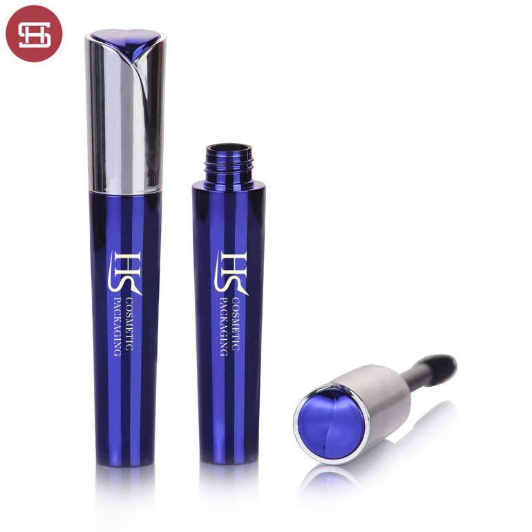 Bottom price 3d Fiber Mascara -
 hot selling luxury makeup sapphire white black gold empty mascara tube container – Huasheng