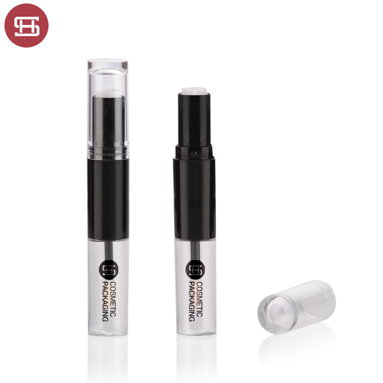 New products  double side plastic unique empty lipstick lipgloss container tube