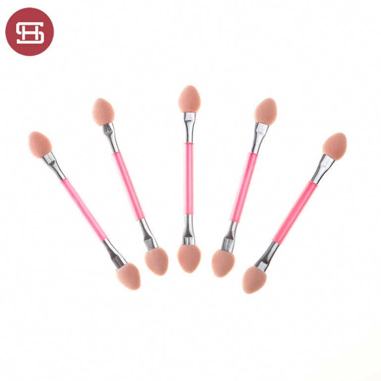 2019 High quality private label brush double end makeup brushes