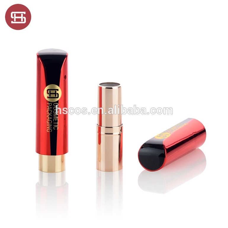 OEM Supply Lipstick Tube Packaging - Unique shiny red embedded type cosmetic packaging tube lipstick – Huasheng