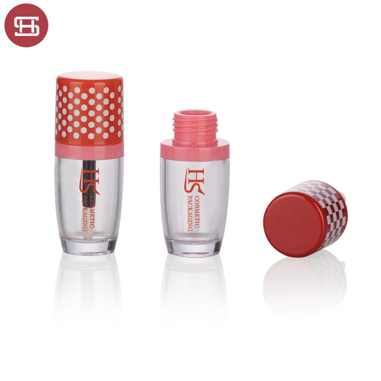 Leading Manufacturer for Empty Lip Gloss Containers -
 Hot sale makeup cosmetic plastic 5 ml mini custom clear empty lipgloss tube container – Huasheng