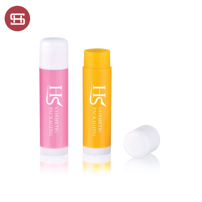 Super Lowest Price White Lip Balm Tube - Custom OEM wholesale plastic clear round lipbalm container tube packaging – Huasheng