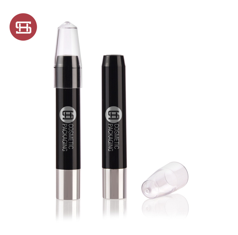 Wholesale hot sale makeup OEM cosmetic custom plastic empty pen pencil lipstick tube container