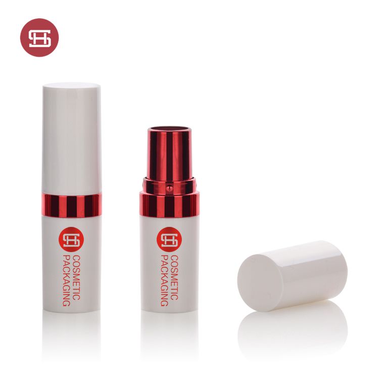 OEM high quality  round cosmetic custom empty lipstick tube container packaging