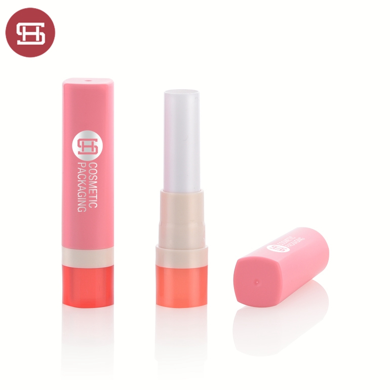 Custom empty  plastic round slim lipstick container