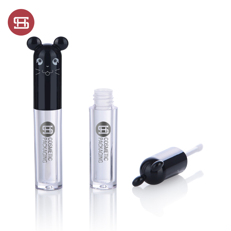 Good Quality Mini Cute Gold/Silver/White/Black/Pink Empty Lipstick Tube -
 Custom cute black uv coating carton mouse shaped eyeliner container tube – Huasheng