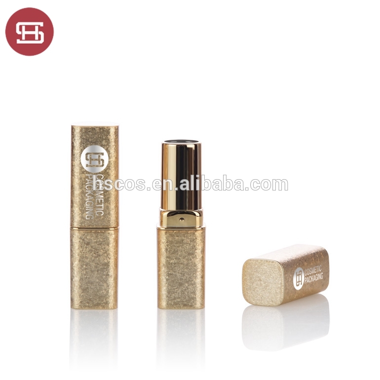 Super Purchasing for Lipgloss Tube Liquid Lipstick Containers -
 Custom empty gold lipstick cosmetic packaging – Huasheng