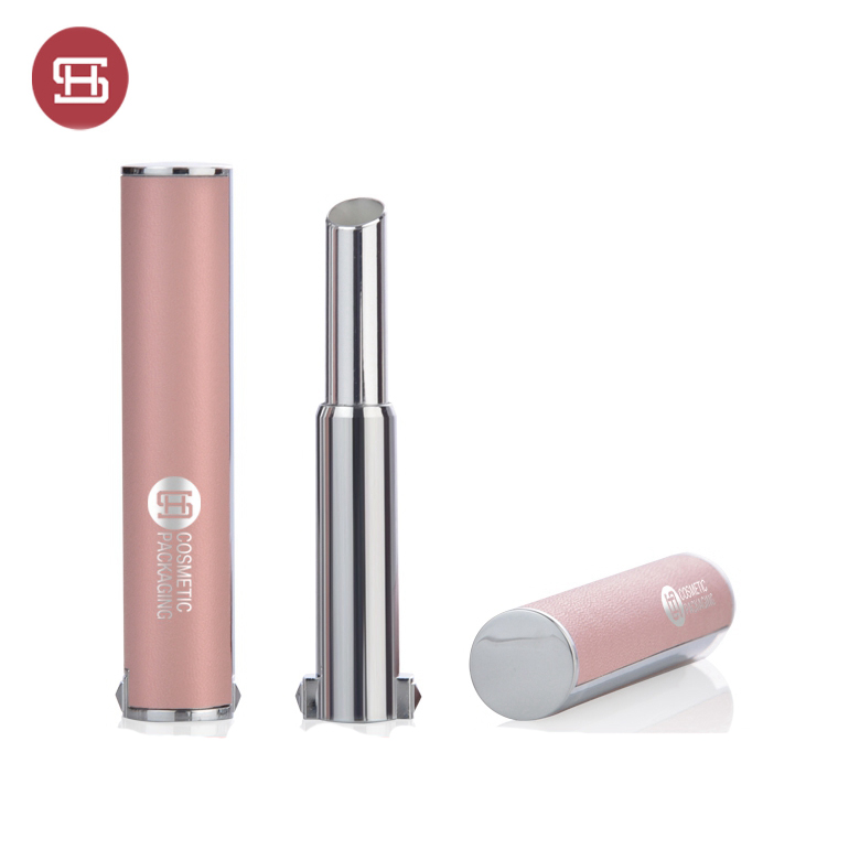Manufacturer for Silm Empty Lipstick Tube -
 Hot sale cosmetic makeup luxury brand custom round empty slim lipstick tube container – Huasheng