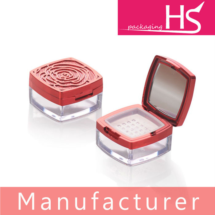 China Cheap price Loose Powder Case With Mirror -
 loose powder container with sifter ABS – Huasheng