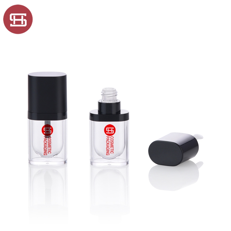 9378# OEM new item 3ml mini plastic lip gloss cosmetic bottle with brush