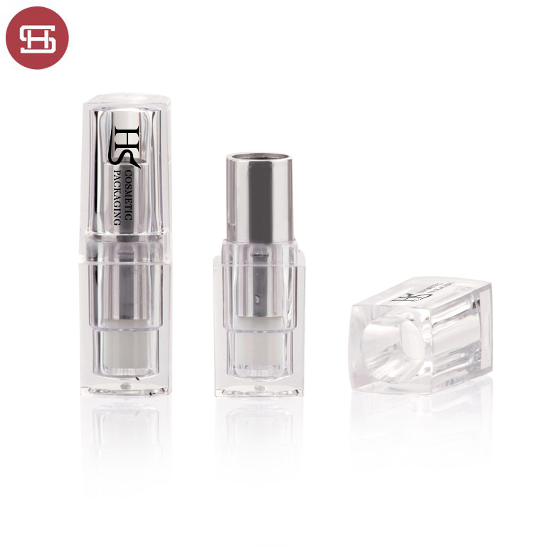 New fashion hot product design makeup clear empty lipstick tube container