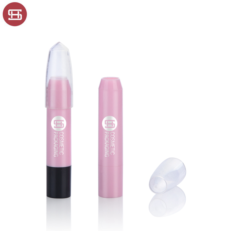 Custom new product wholesale pink unique pen pencil plastic empty lipstick tube container